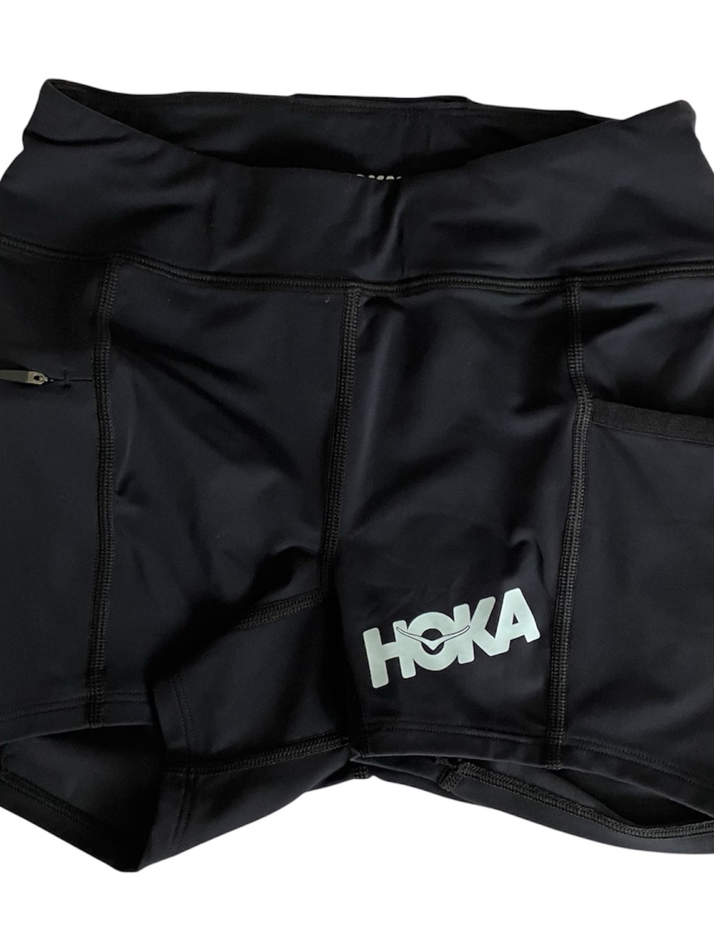 HOKA Women's Black Performance Running Shorts, Size X-small